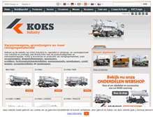 Tablet Screenshot of koksspecialproducts.com